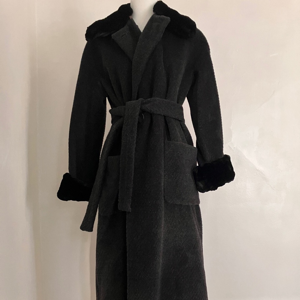 Giuliana Teso Mohair full-length coat